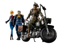 Mobile Suit Gundam G.M.G. Principality of Zeon Team Ramba Ral & Motorcycle Set (With Gift)