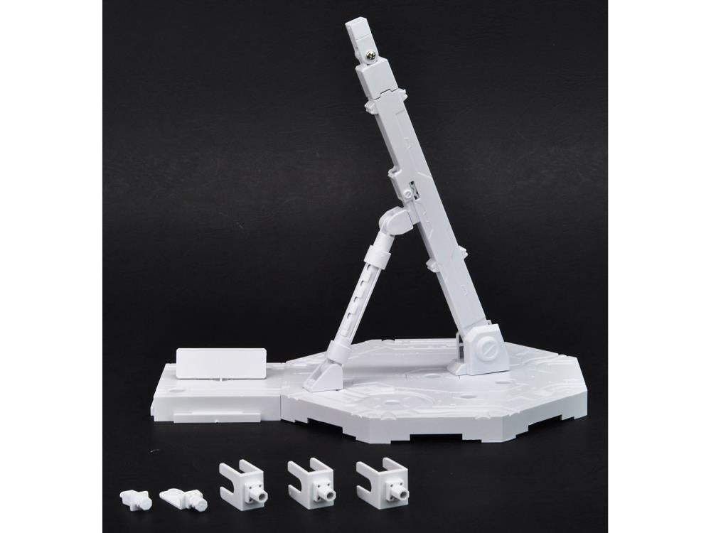 Action Base 1 Display Stand (1/100 Scale) - White - USA Gundam Store