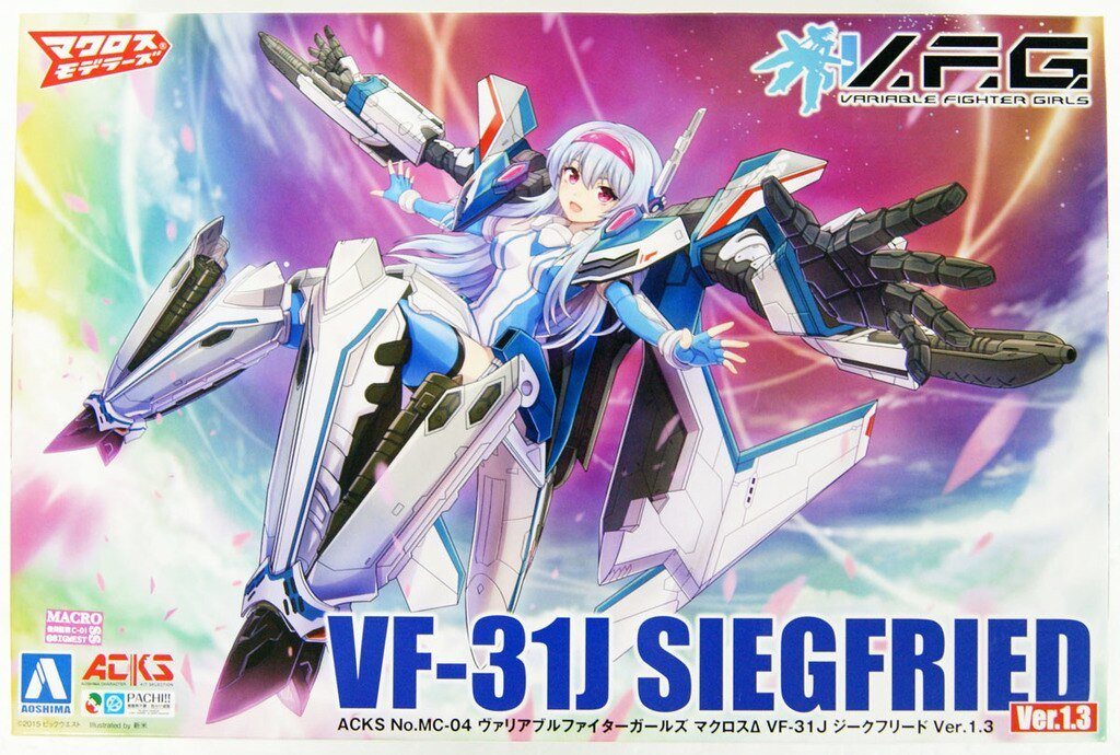 AOSHIMA 56875 ACKS MC-04 V.F.G. MACROSS DELTA VF-31J SIEGFRIED VER.1.3