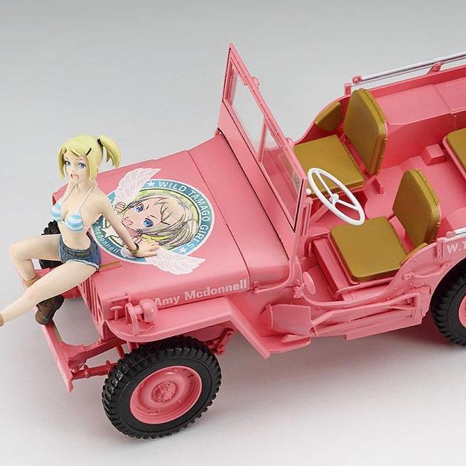 Hasegawa 1/24 Wild Egg Girls 1/4 ton 4x4 Utility Truck "Amy McDonnell"