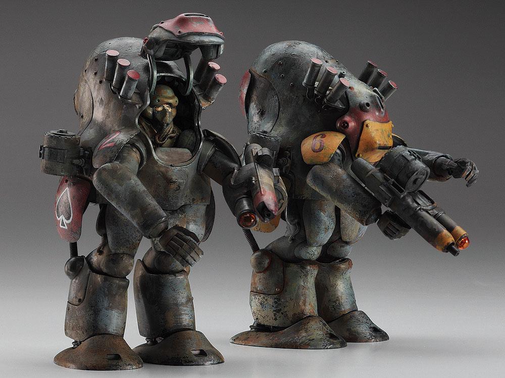 Hasegawa 1/20 Robot Battle V(Five) Maschinen Krieger 44 Type Mk44 Ammoknights (Smartgun Equipment Type & Fixed Armgun Type)