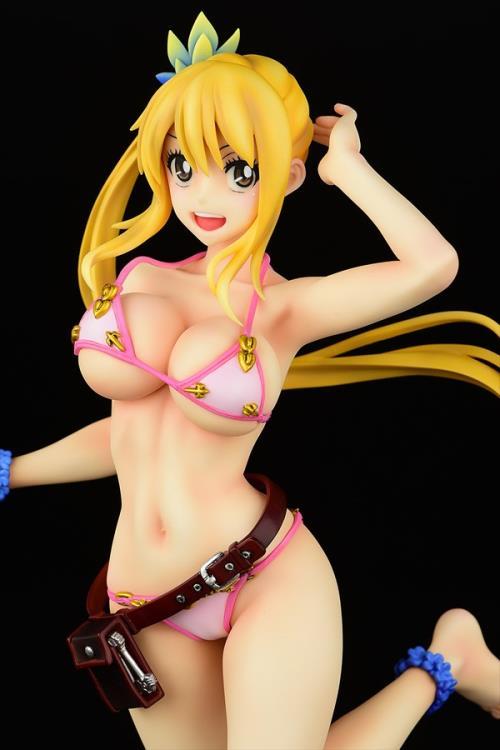 Fairy Tail Lucy Heartfilia (Pink Swimwear Gravure Style) 1/6 Scale Figure