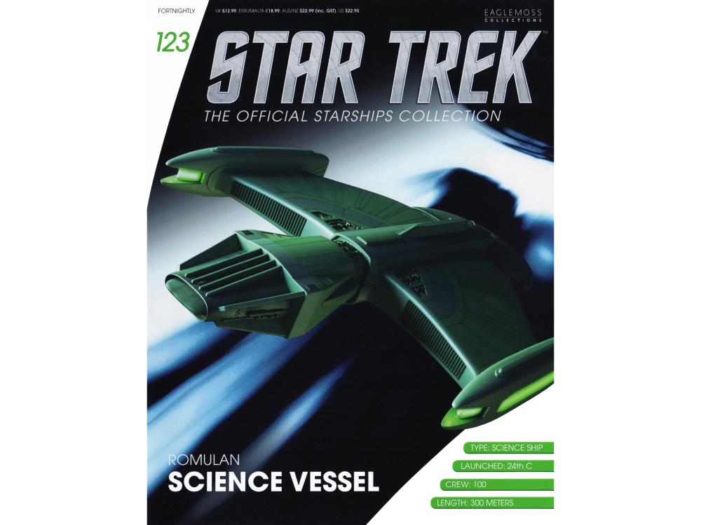 Star Trek Starships Collection #123 Romulan Science Vessel