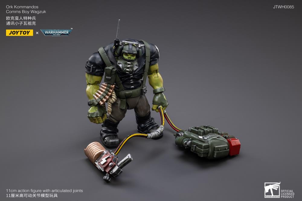 Warhammer 40K Ork Kommandos Comms Boy Wagzuk 1/18 Scale Figure