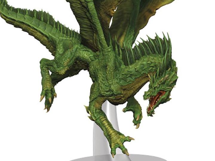 Dungeons & Dragons Icons of the Realms Adult Green Dragon Premium Painted Figure