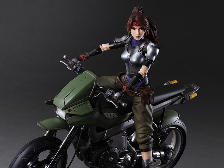 Final Fantasy VII Remake Play Arts Kai Jessie & Motorcycle Set