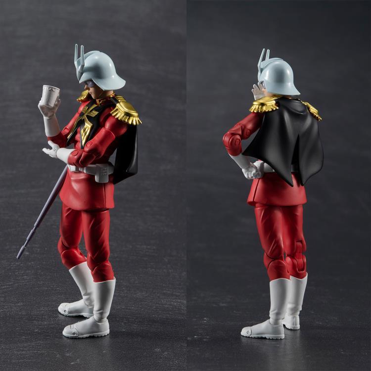 Mobile Suit Gundam G.M.G. Principality of Zeon Standard Infantry Soldier and Char Aznable Set of 3 Figures