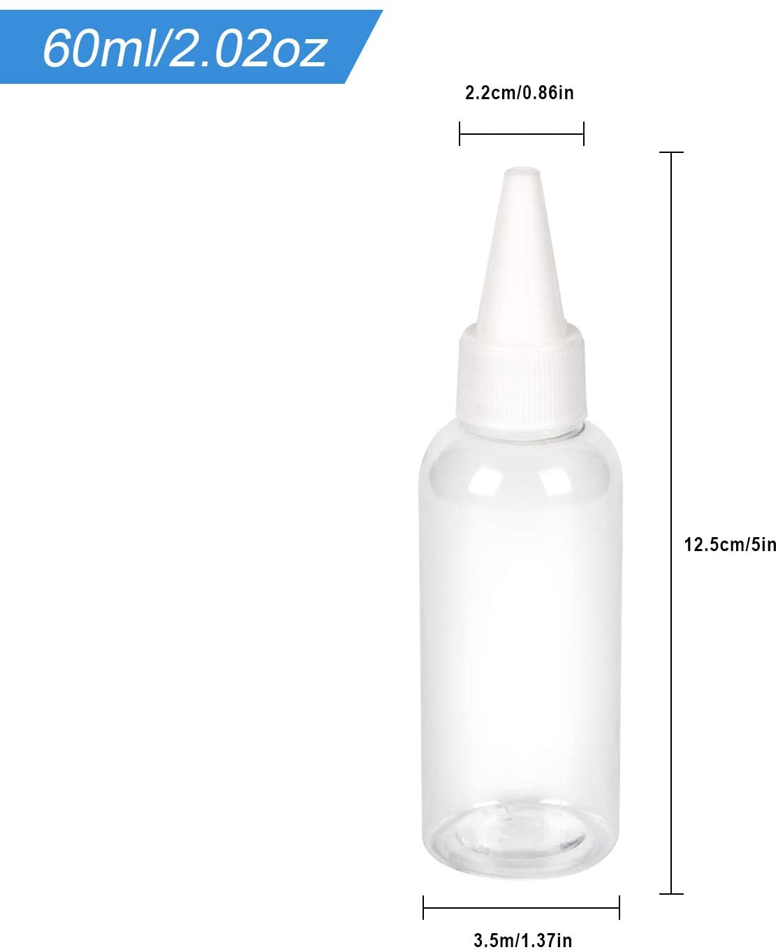60ml Plastic Bottle for Paint