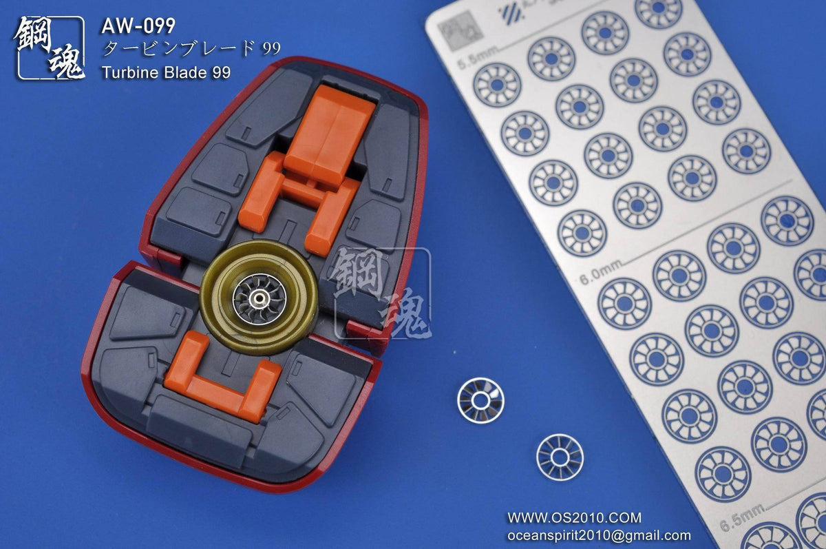 AW-099 GUNDAM & WEAPON MODEL DETAIL THRUSTER BUILDERS PARTS PHOTO ETCH ADD ON