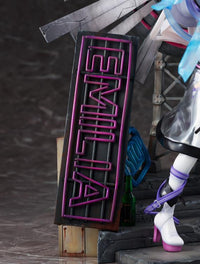 Re:Zero Starting Life in Another World Emilia (Neon City Ver.) 1/7 Scale Shibuya Scramble Figure