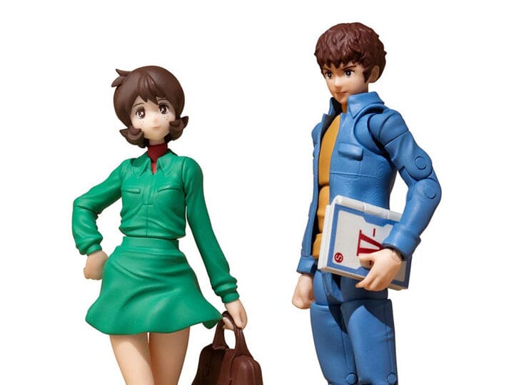 Mobile Suit Gundam G.M.G. Earth Federation 07 Amuro Ray & Fraw Bow Two-Pack