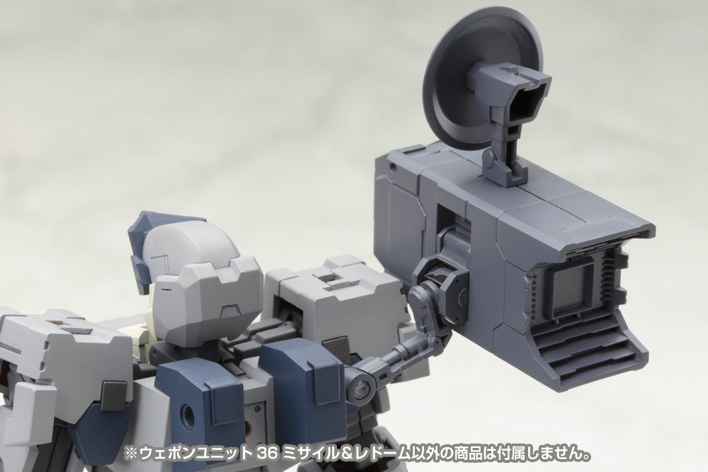 M.S.G. Modeling Support Goods Weapon Unit 36 Missile & Radome