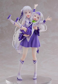 Re Zero Starting Life in Another World S-Fire Emilia & Childhood Emilia 1/7 Scale Figure