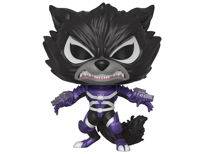 Pop! Marvel: Venom Series - Venomized Rocket Raccoon W/ Pop Protector