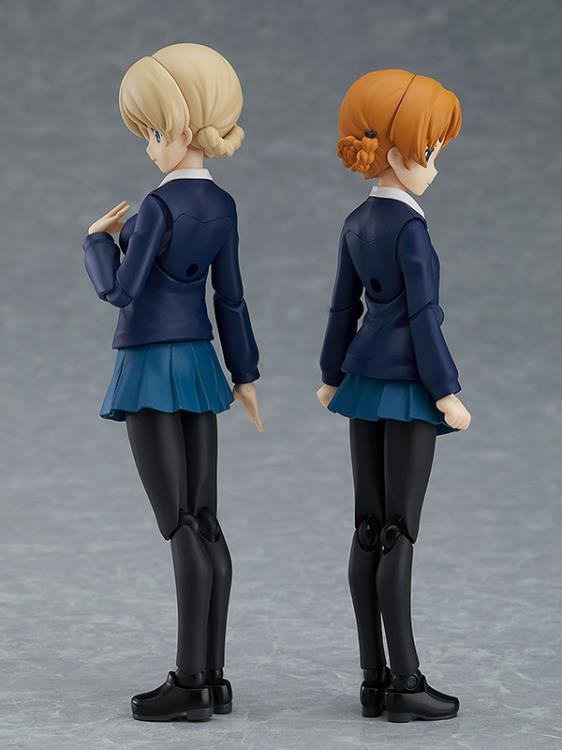 figma ガールズ＆パンツァー №406 ダージリン＆オレンジペコ セット Girls und Panzer figma No.406 Darjeeling & Orange Pekoe Set – USA