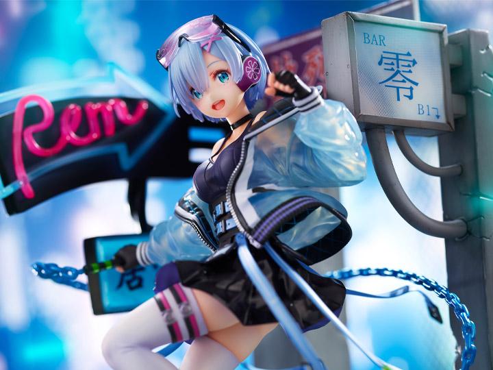 Re Zero Starting Life in Another World Rem (Neon City Ver.) 1/7 Scale Shibuya Scramble Figure