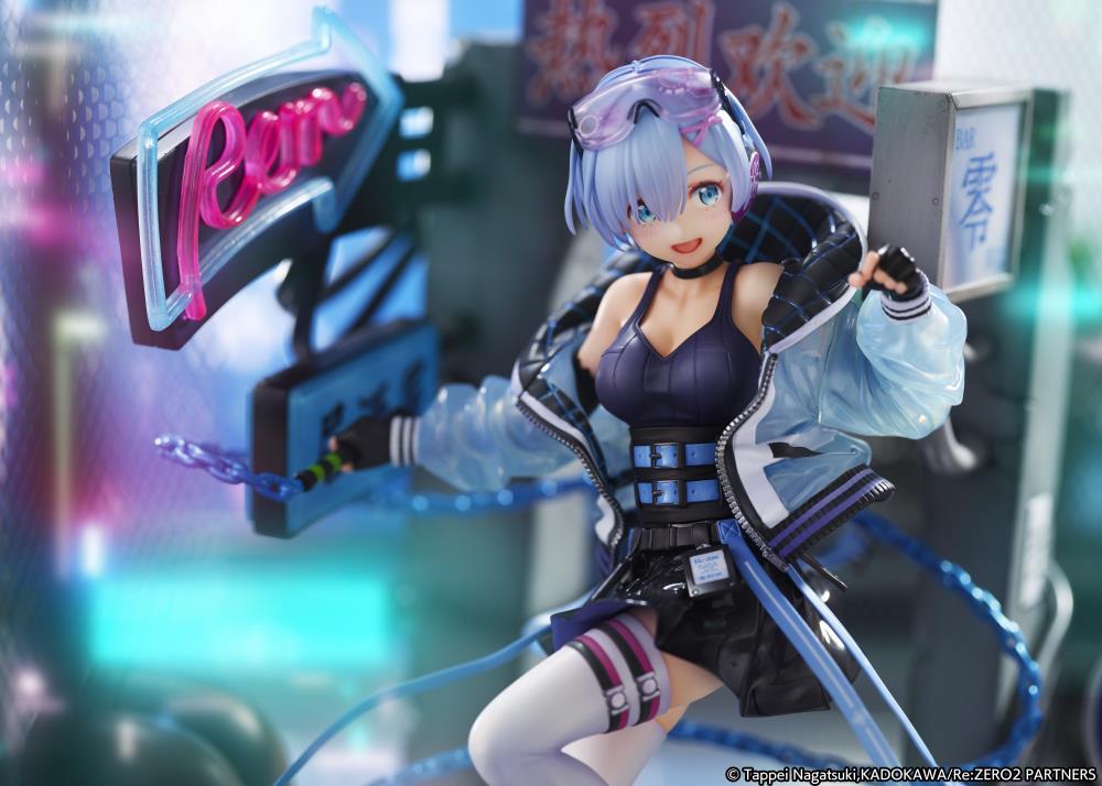 Re Zero Starting Life in Another World Rem (Neon City Ver.) 1/7 Scale Shibuya Scramble Figure