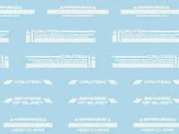 Mecha Decal 001-W USA Gundam x Child of Mecha  CARTOGRAF 1/100