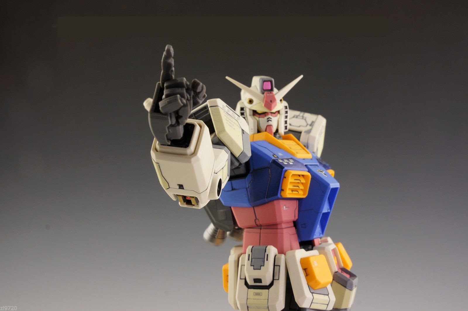 MG 1/100 all moving finger hands Full Action Palm