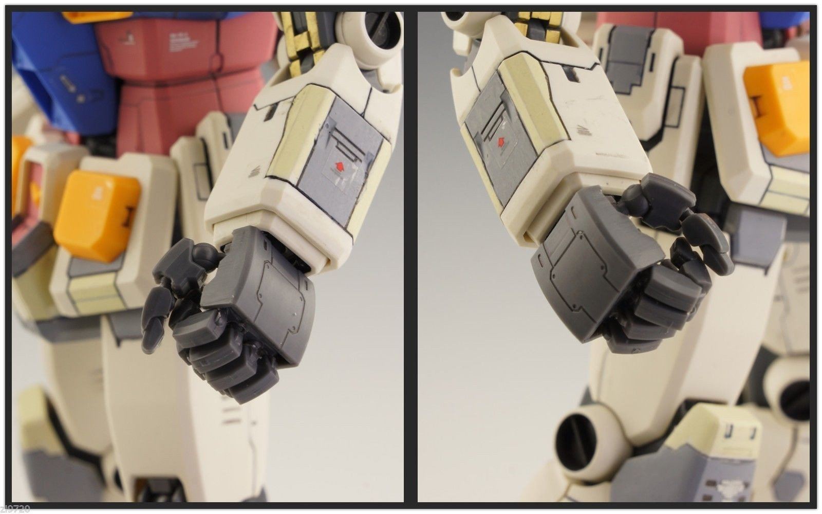 MG 1/100 all moving finger hands Full Action Palm