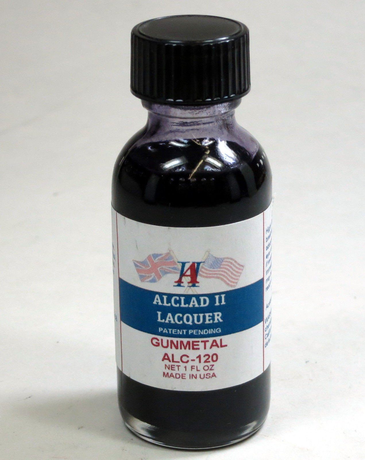 Alclad II 1oz. Bottle Gun Metal Lacquer ALC-120