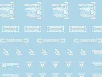Mecha Decal 001-W USA Gundam x Child of Mecha  CARTOGRAF 1/100