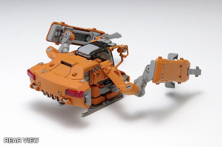 Wave Space Pod Crab-03 Orange/White (3.07 Inch Tall approx) Construction Equipment