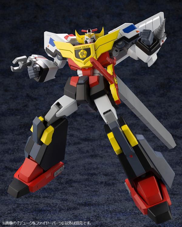 Brave Police J-Decker Duke & Fire Parts Model Kit