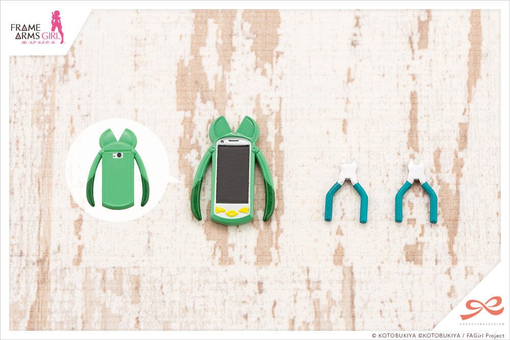 Frame Arms Girl Sousai Shoujo Teien Wakaba Girls' High School Winter Clothes Bukiko Kotobuki 1/10 Scale Model Kit