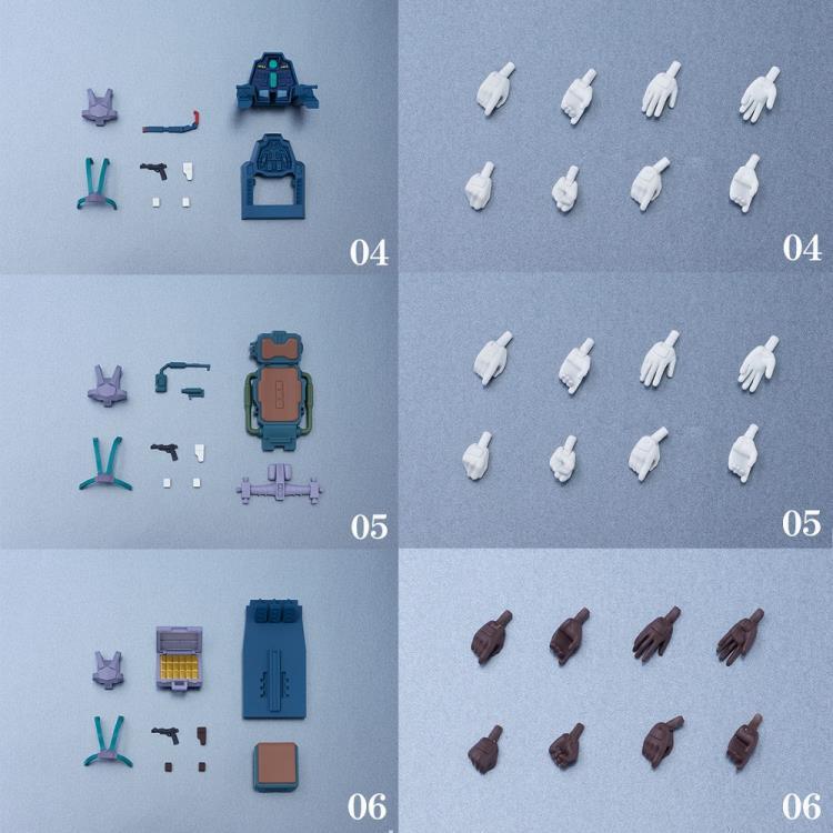 Mobile Suit Gundam G.M.G. Earth Federation Force 04, 05, 06 Sayla Mass Set of 3 Figures (With Bonus)