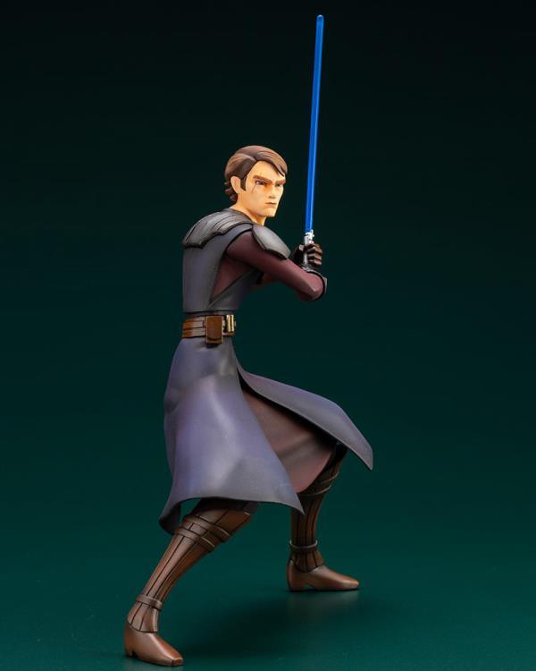 Star Wars: The Clone Wars ArtFX+ Anakin Skywalker Statue (With Ahsoka Tano Piece)