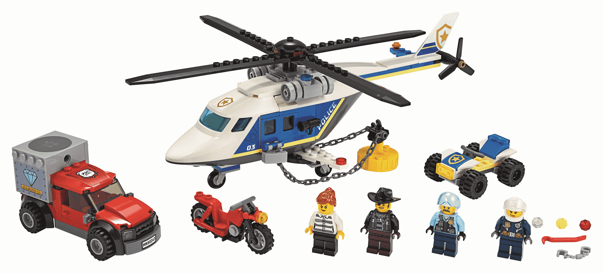 60243 Police Helicopter Chase