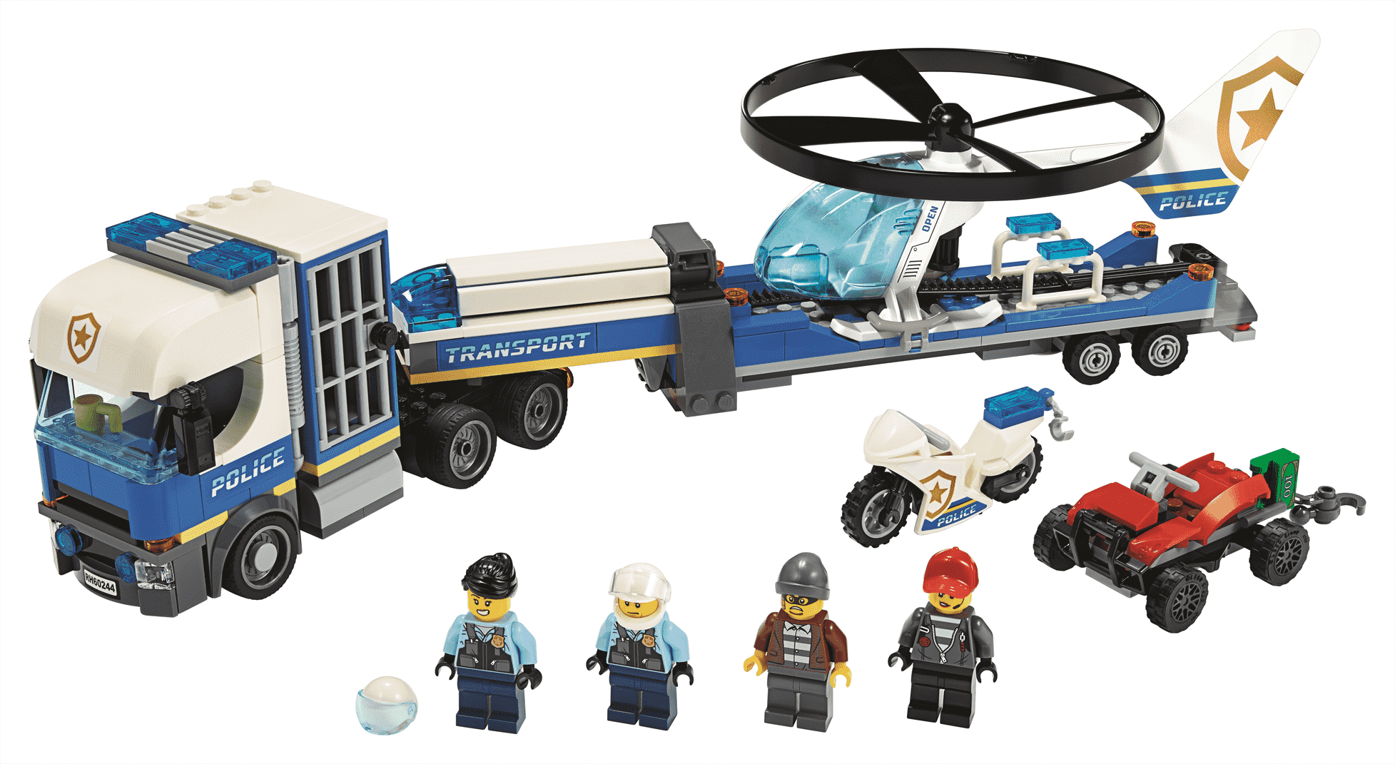 60244 Police Helicopter Transport