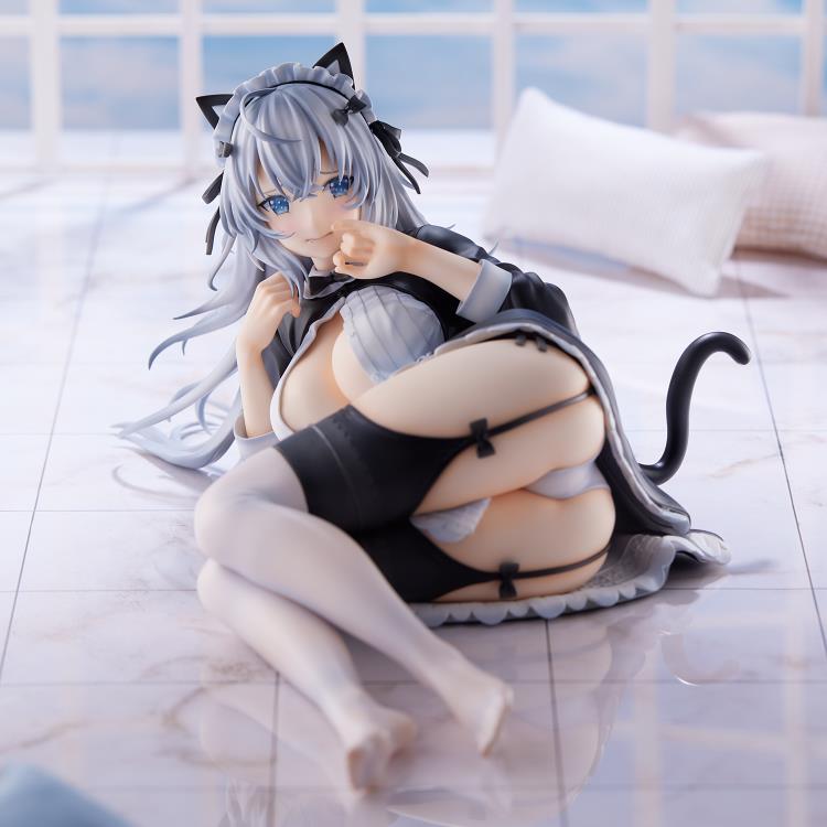 Komashiro Illustration Maid Nyanko Figure