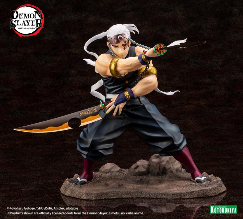 Demon Slayer: Kimetsu No Yaiba ArtFX J Tengen Uzui 1/8 Scale Statue