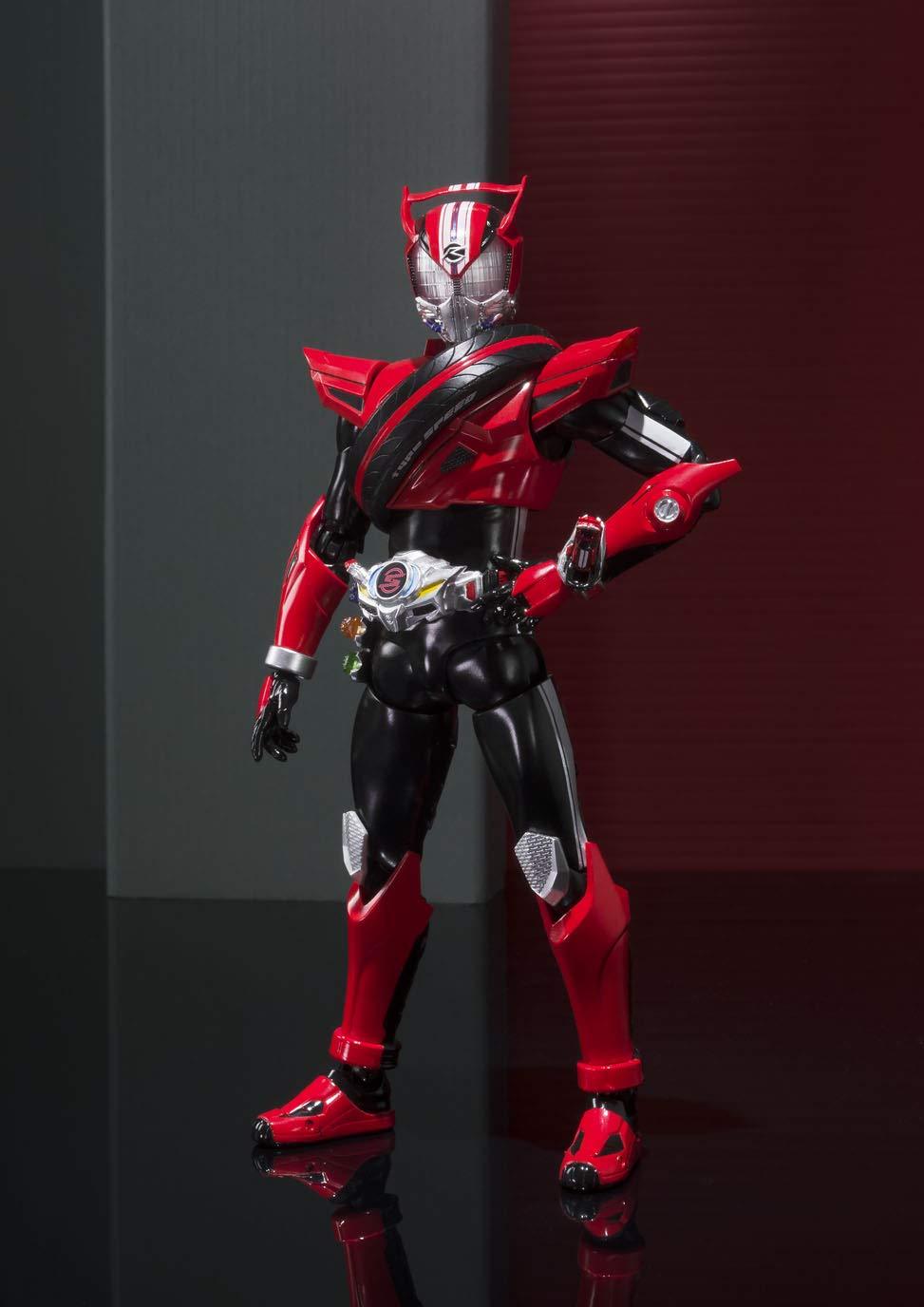 Bandai S.H.Figuarts Masked Rider Drive Type Speed – Kamen Rider Kicks Ver. 20 – Action Figure Con Base Ride Watch - 3