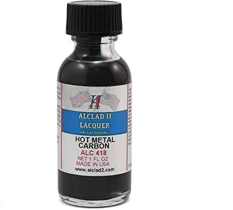 Alclad II Lacquers Alclad Hot Metal, Carbon 1 oz, ALC418