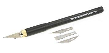 Tamiya 74098 Modeler's Knife Pro w/6 Blades Straight, Curved & Chisel