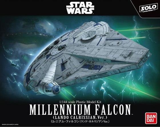 Millennium Falcon (Lando Calrissian Ver.) "Solo: A Star Wars Story", Bandai Star Wars 1/144 Plastic Model Kit