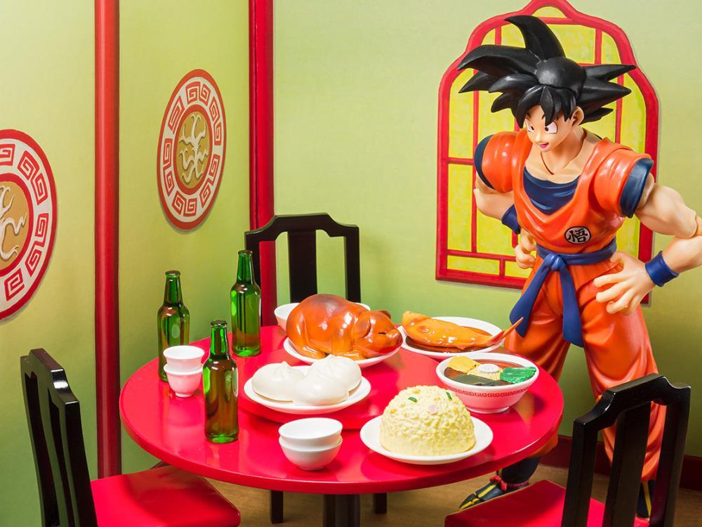 Dragon Ball Z S.H.Figuarts Goku Eating Scene Set