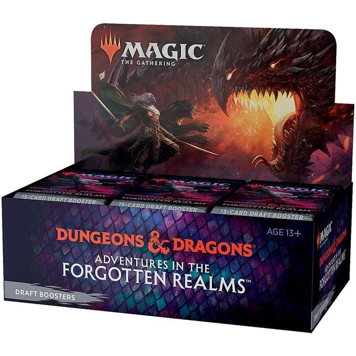 Magic: The Gathering Adventures in the Forgotten Realms Draft Booster Box | 36 Packs (540 Magic Cards)
