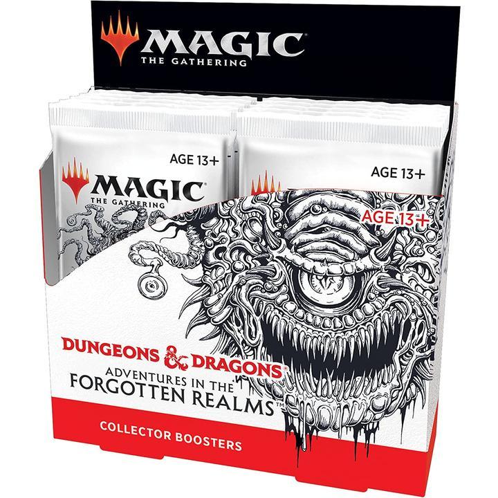 Magic: The Gathering Adventures in the Forgotten Realms Collector Booster Box | 12 Packs (180 Magic Cards)