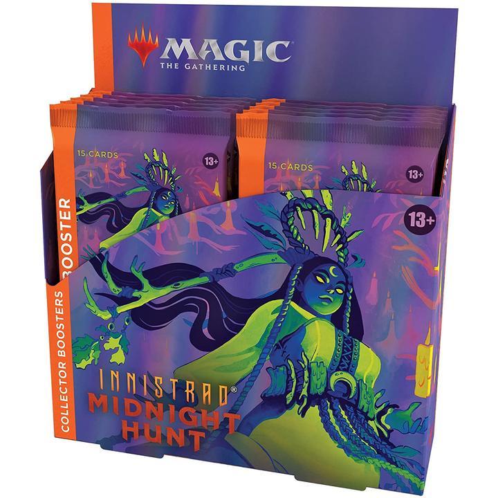 Magic: The Gathering Innistrad: Midnight Hunt Collector Booster Box | 12 Packs (180 Magic Cards)