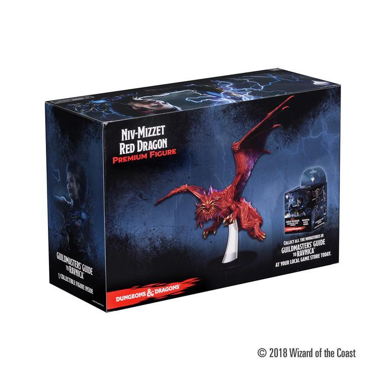 WizKids D&D Icons of The Realms: Guildmasters' Guide to Ravnica Niv-Mizzet Red Dragon Premium Figure