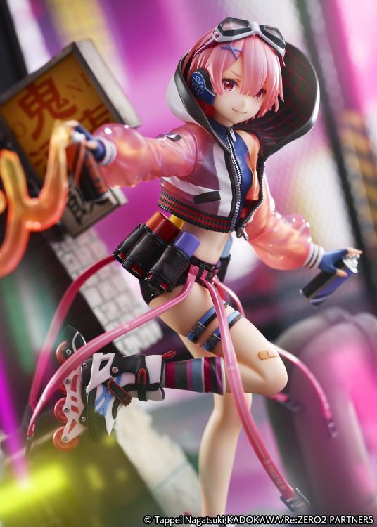 Re:Zero Starting Life in Another World Ram (Neon City Ver.) 1/7 Scale Shibuya Scramble Figure