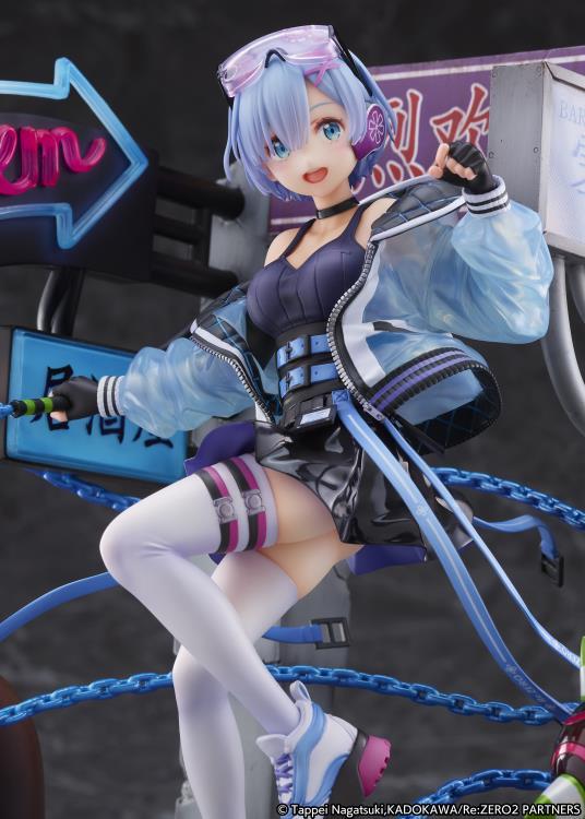 Re Zero Starting Life in Another World Rem (Neon City Ver.) 1/7 Scale Shibuya Scramble Figure