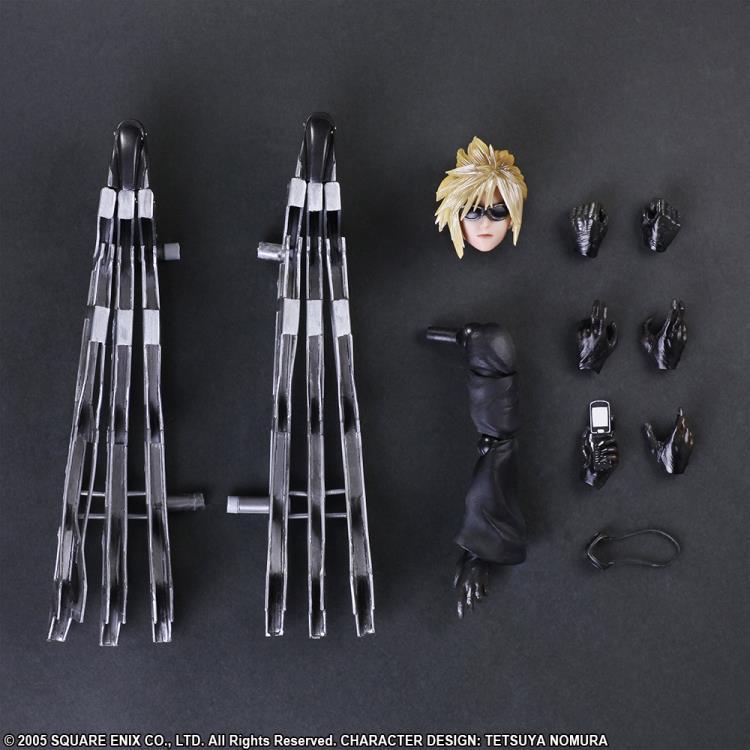 Final Fantasy VII: Advent Children Play Arts Kai Cloud Strife and Fenrir