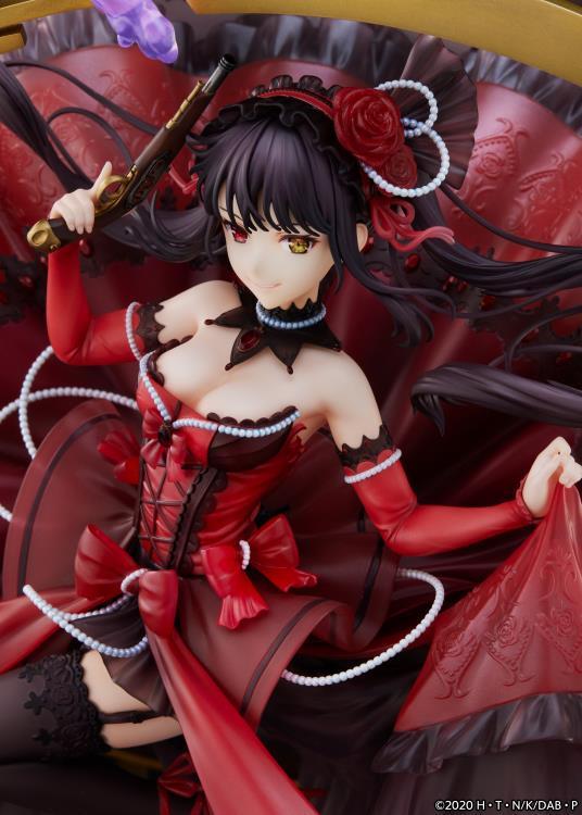 Date A Bullet Kurumi Tokisaki (Pigeon Blood Ruby Dress Ver.) 1/7 Scale Shibuya Scramble Figure