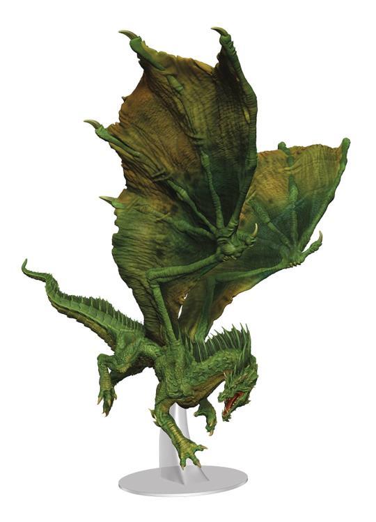 Dungeons & Dragons Icons of the Realms Adult Green Dragon Premium Painted Figure