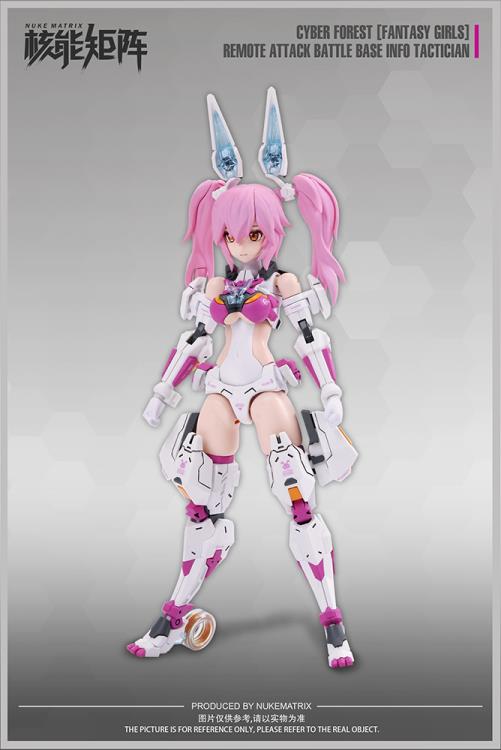 Cyber Forest Fantasy Girls Remote Attack Battle Base Info Tactician Model Kit